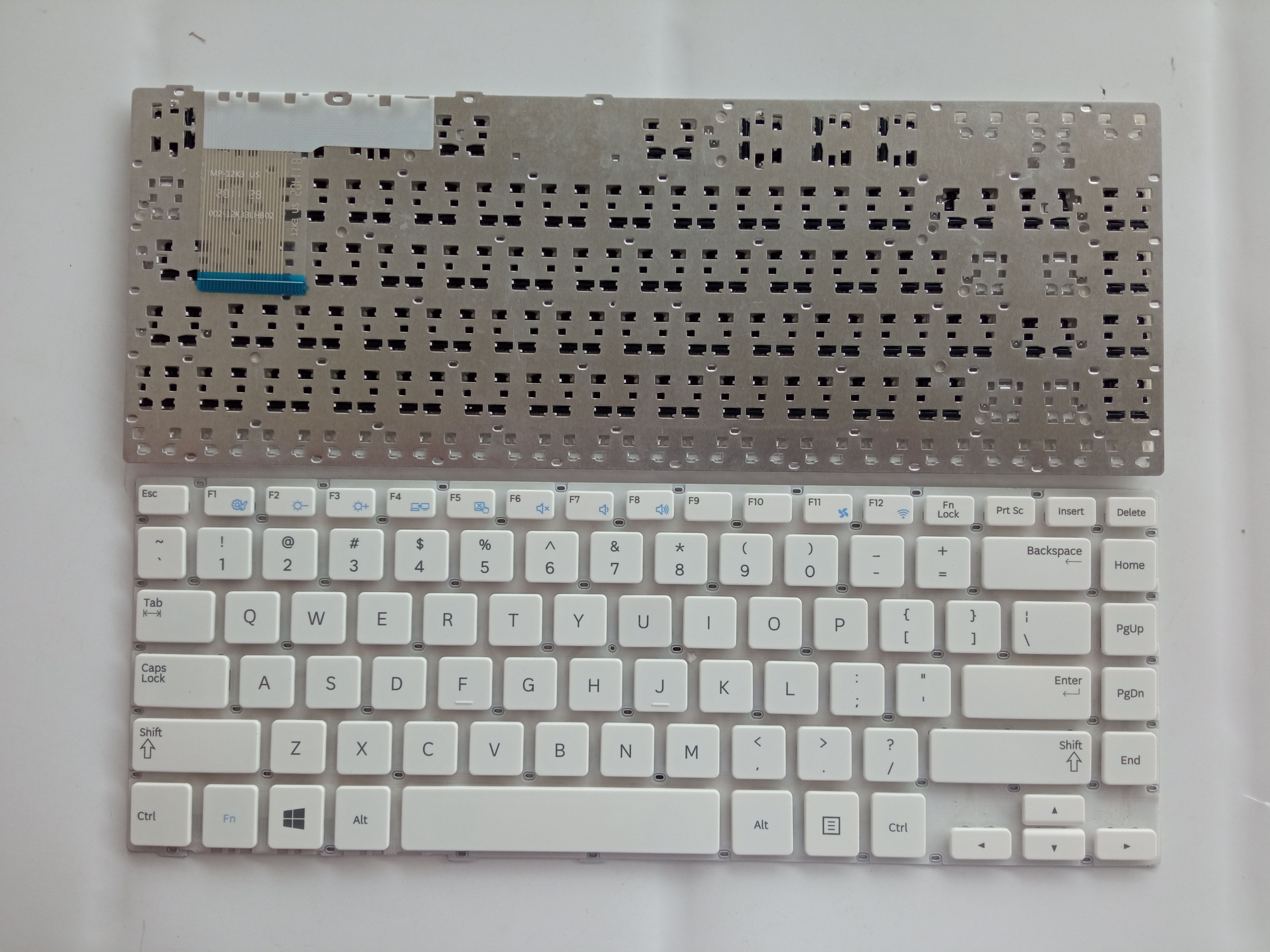 Picture of New Replacement Laptop Keyboard For SAMSUNG 370R4E WHITE US Layout